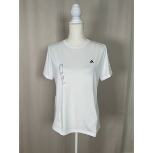 Adidas WTR D4T Tee B Women's Training T-Shirt White Aeroready White Vented‎